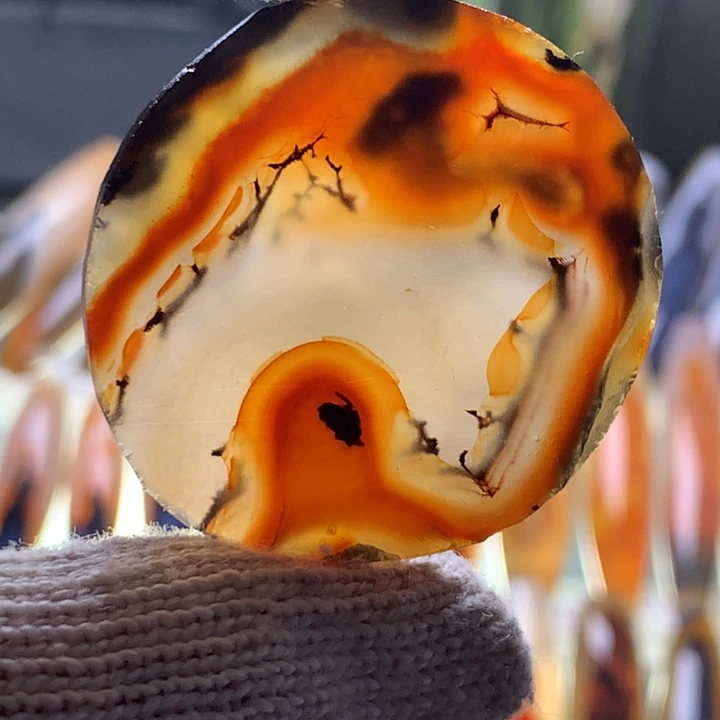 未镶嵌玛瑙/玉髓珠宝半成品56