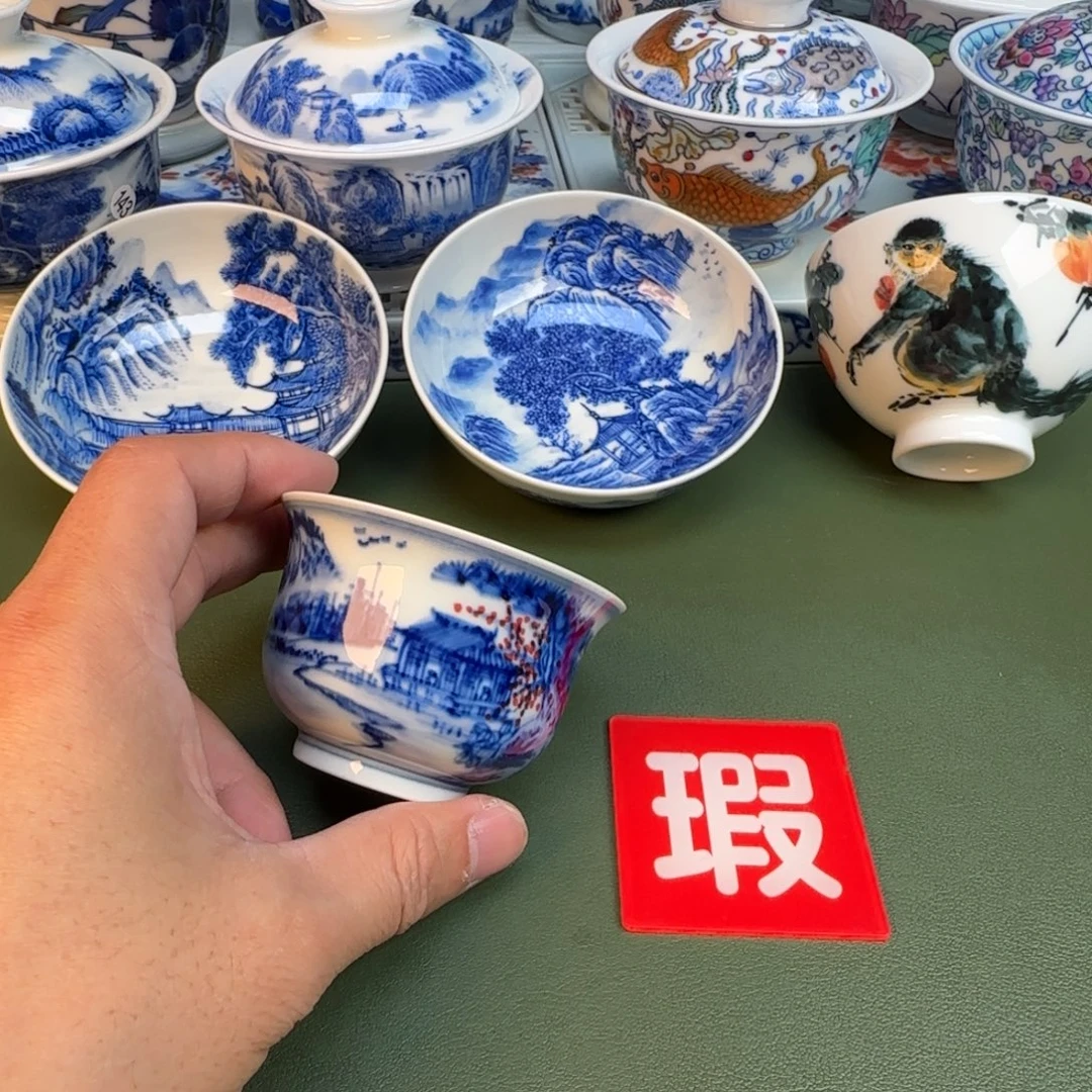 陶纯手工纯手绘茶具350