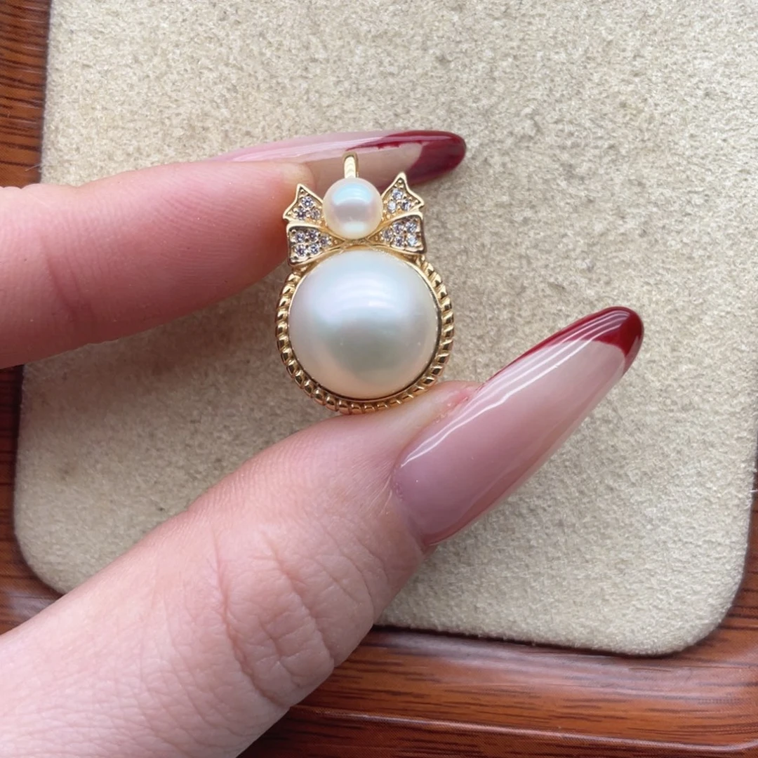 银S925镶嵌颈饰海水珍珠D60