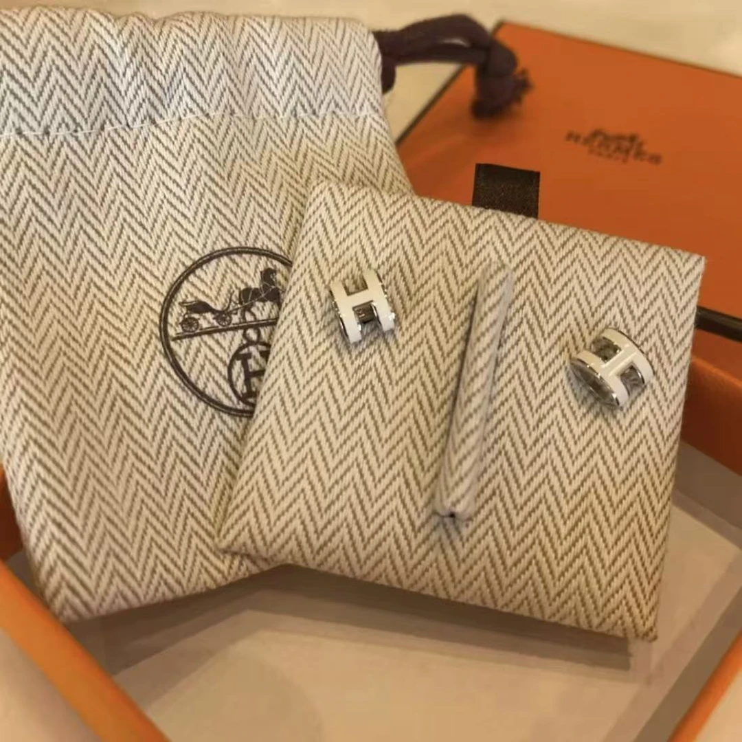 99新 Hermes/爱马仕 爱马仕/耳环/耳钉/耳夹/8114