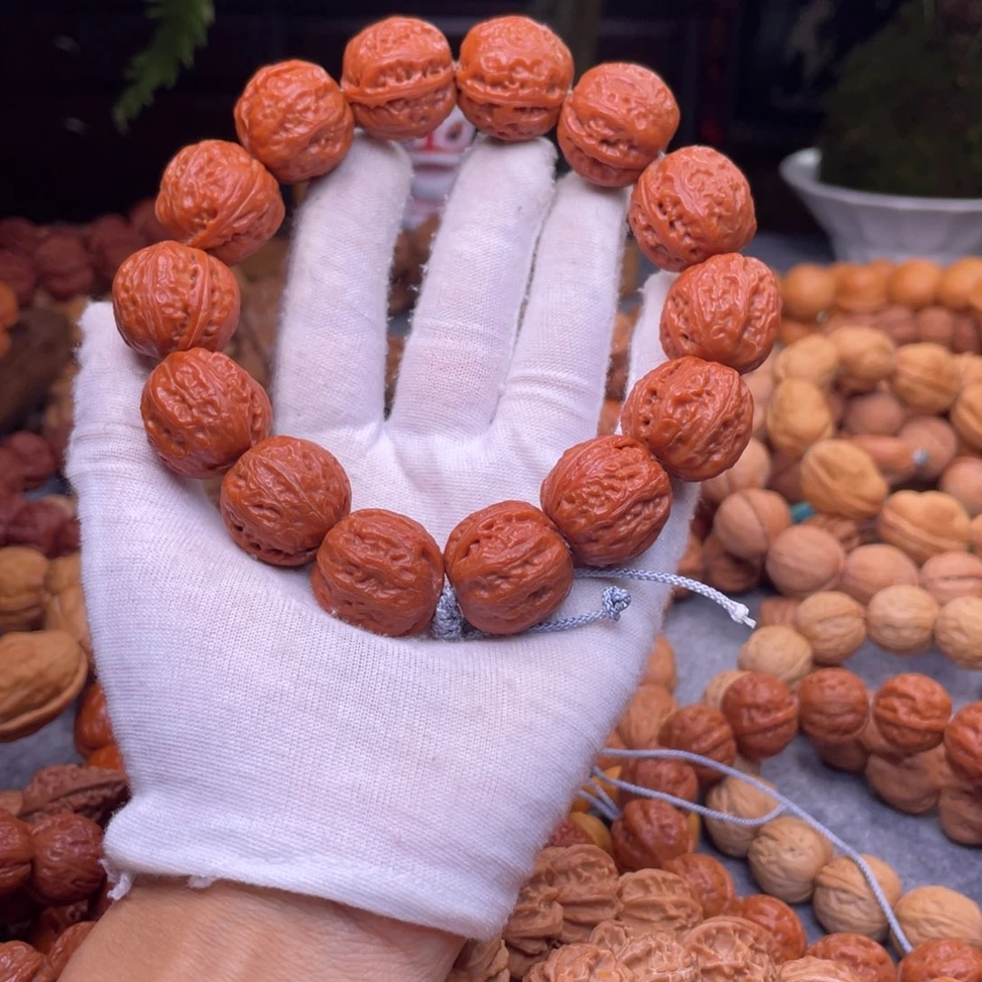 吊坠文玩核桃绣球