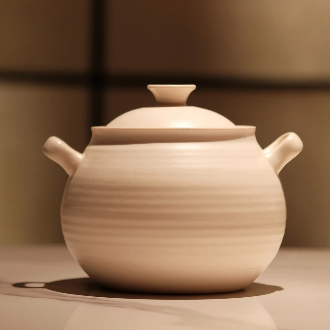 白色双耳炖锅 炖锅