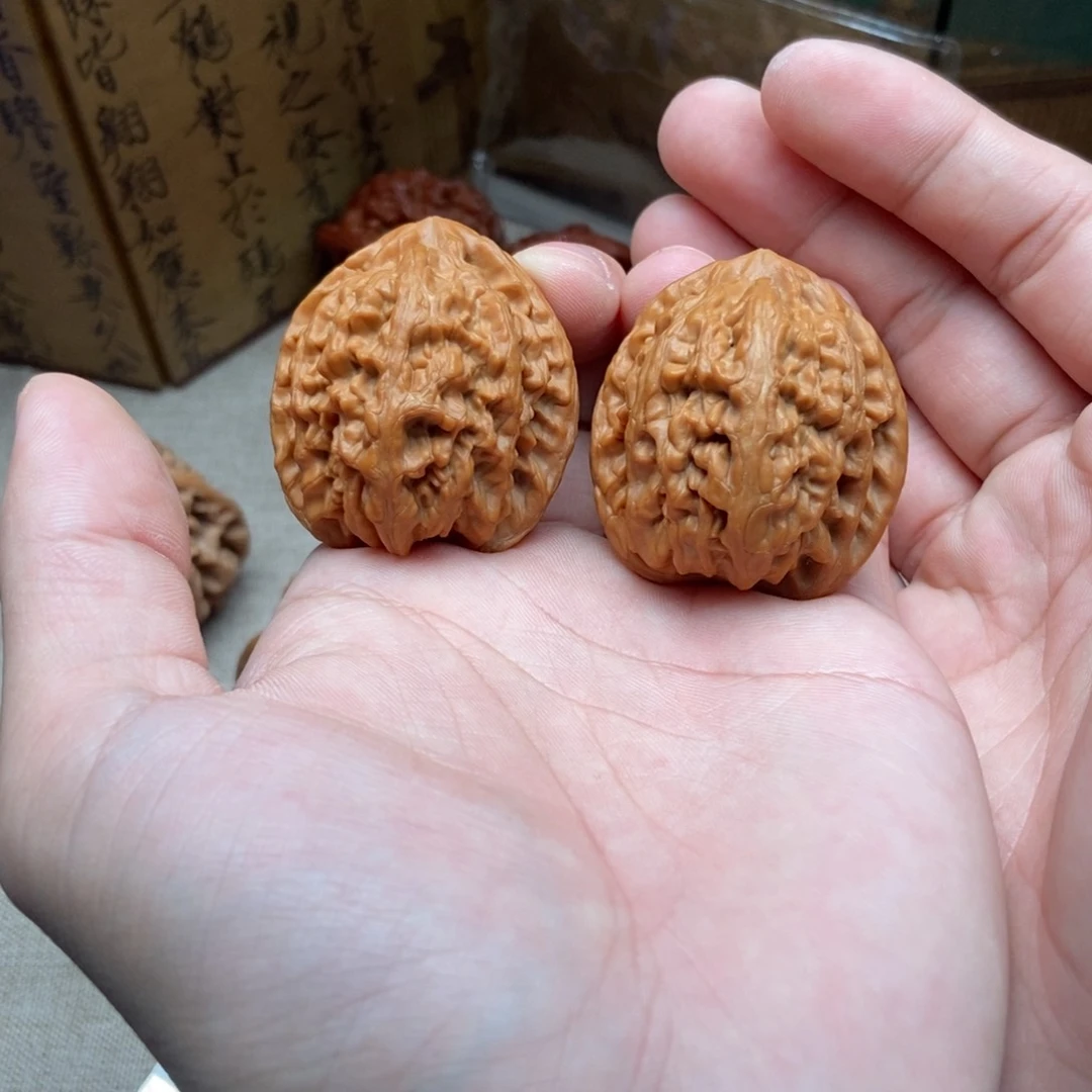 吊坠文玩核桃红锦鲤