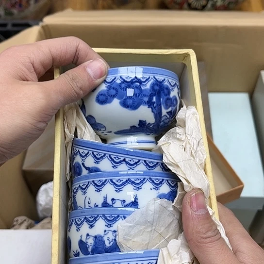 瓷片摆件工艺品瓷器摆件777
