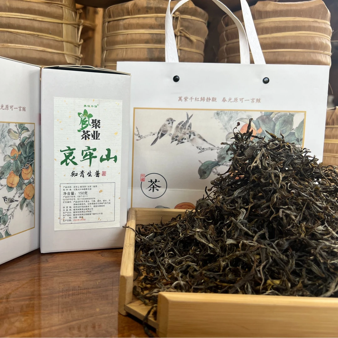 無味千源岚聚茶业 2024年知青生普头春头采大树茶