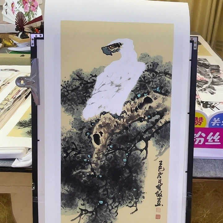 国画张圣敏先生纯手绘作品