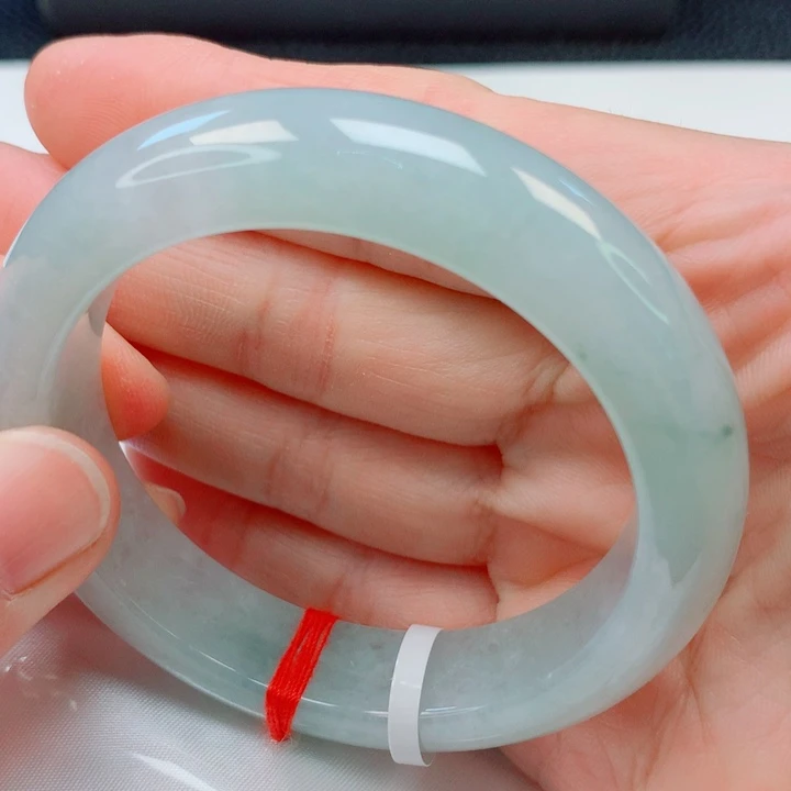 翡翠未镶嵌手镯54圈口