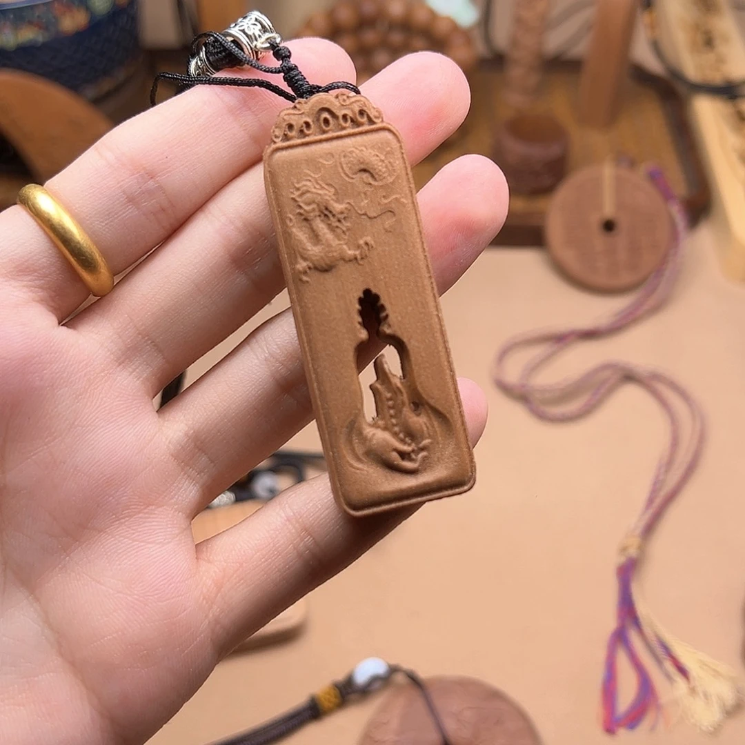 檀香木手串/手链镂空 无相佛