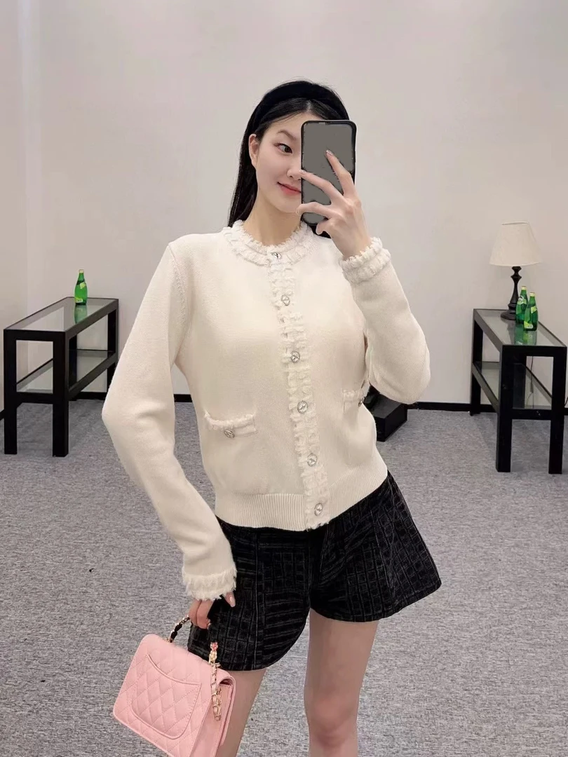 2025冬季新款女装时尚软糯针织开衫高级感穿搭漂亮上衣2216