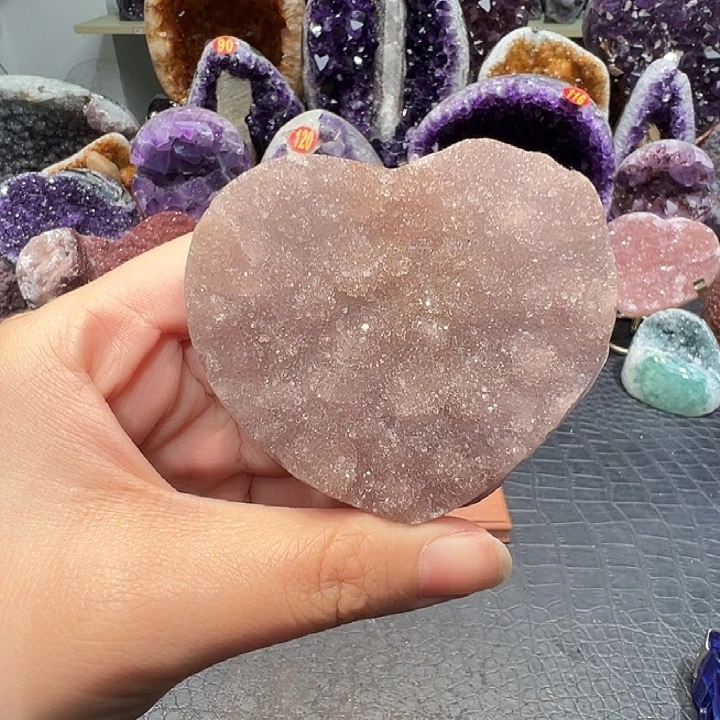 珠宝半成品紫晶未镶嵌