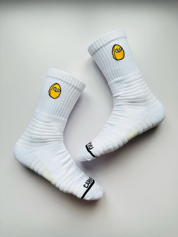 Carryu 坚果篮球长筒运动袜毛巾底加厚防滑吸汗透气精英袜