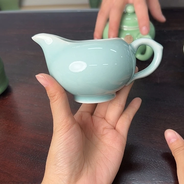 龙泉云间青瓷小米茶器