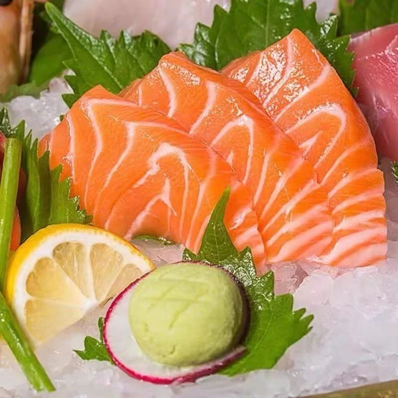 连云港发货 新鲜现切三文鱼150克一盒 发货3盒 送芥末