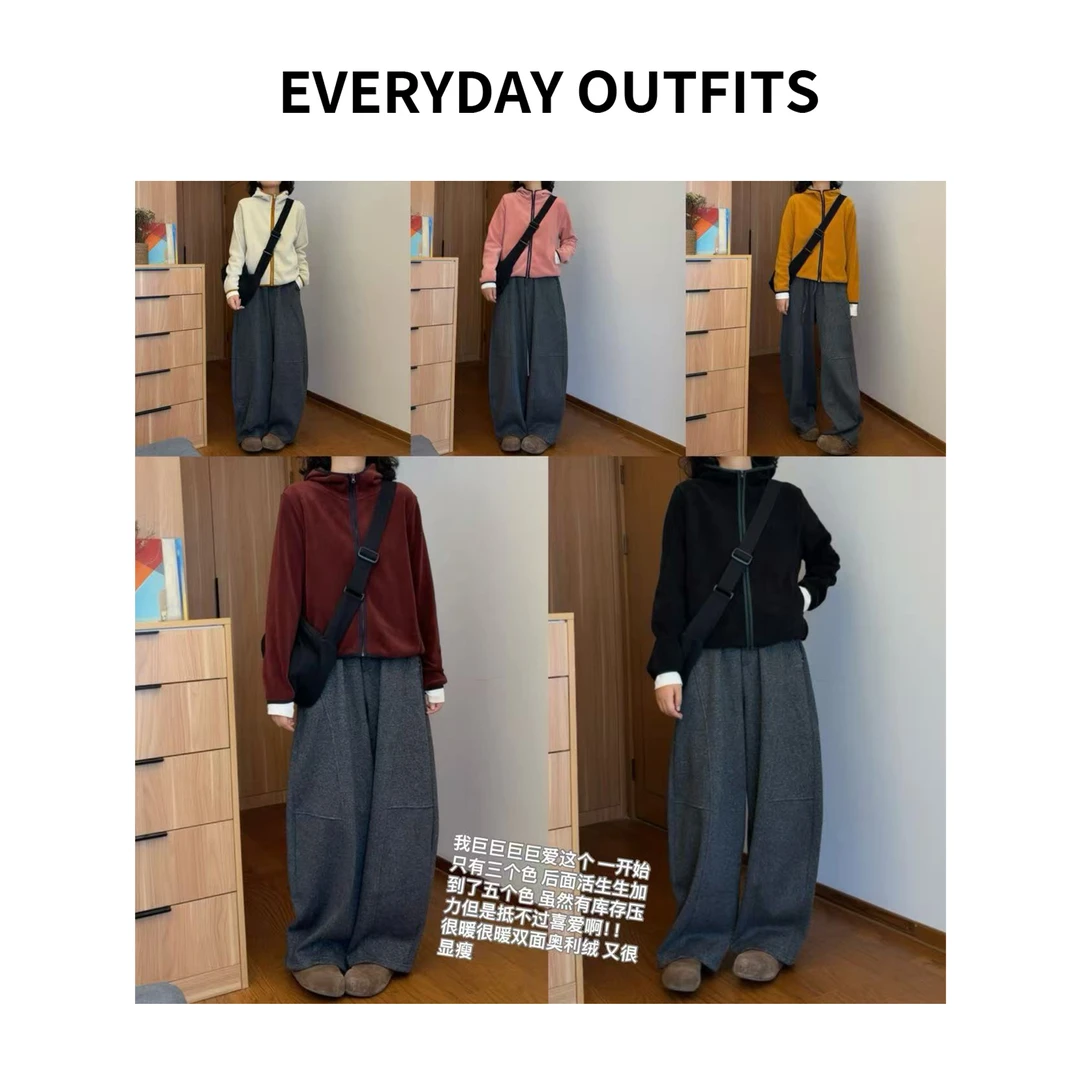 RIDA. 暖暖奥粒绒显瘦小外套5J12休闲百搭复古宽松秋冬 5899