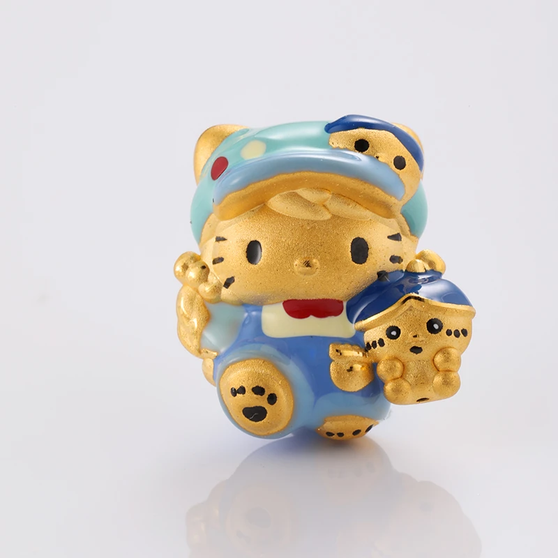 足金999小八KT烤漆款烤漆3D硬金转运珠手串