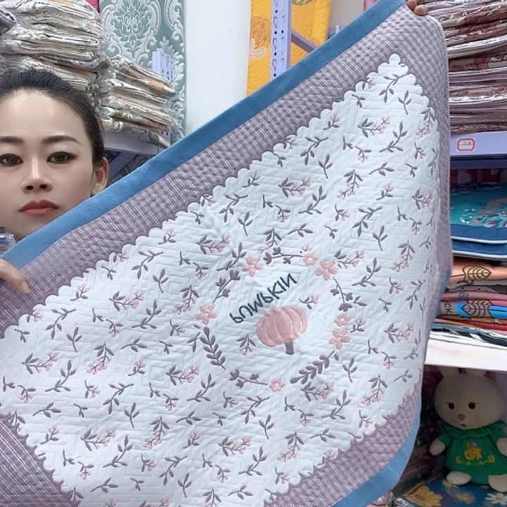 棉蓝色小南瓜纯棉