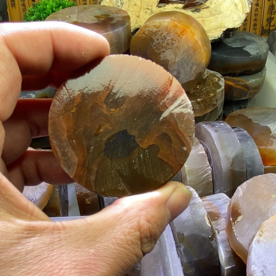 土***瓜定制玛瑙玛瑙猫镯