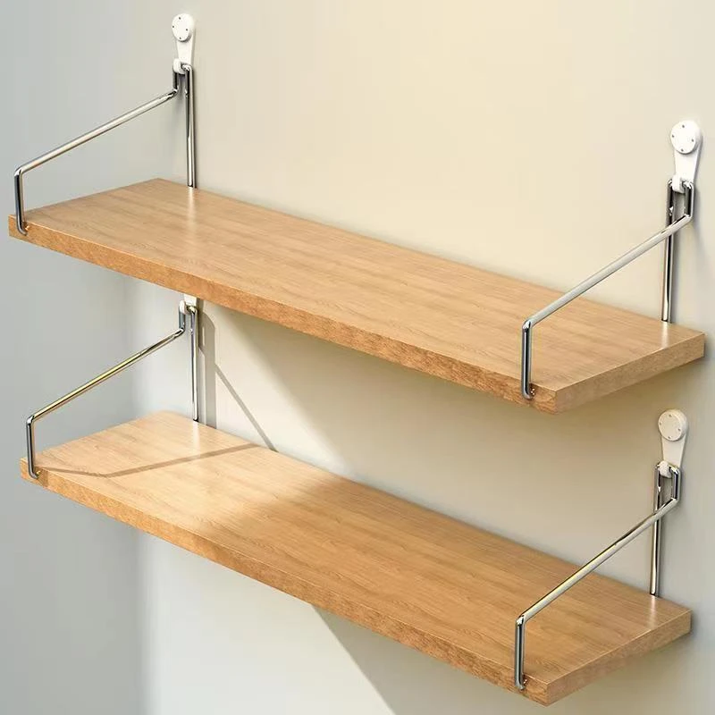 免打孔墙上置物架客厅墙面卧室床头墙壁挂式杂物简约收纳架子