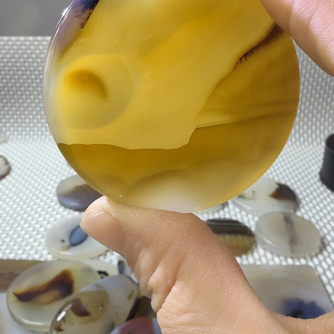 玛瑙/玉髓未镶嵌吊坠(不含链)