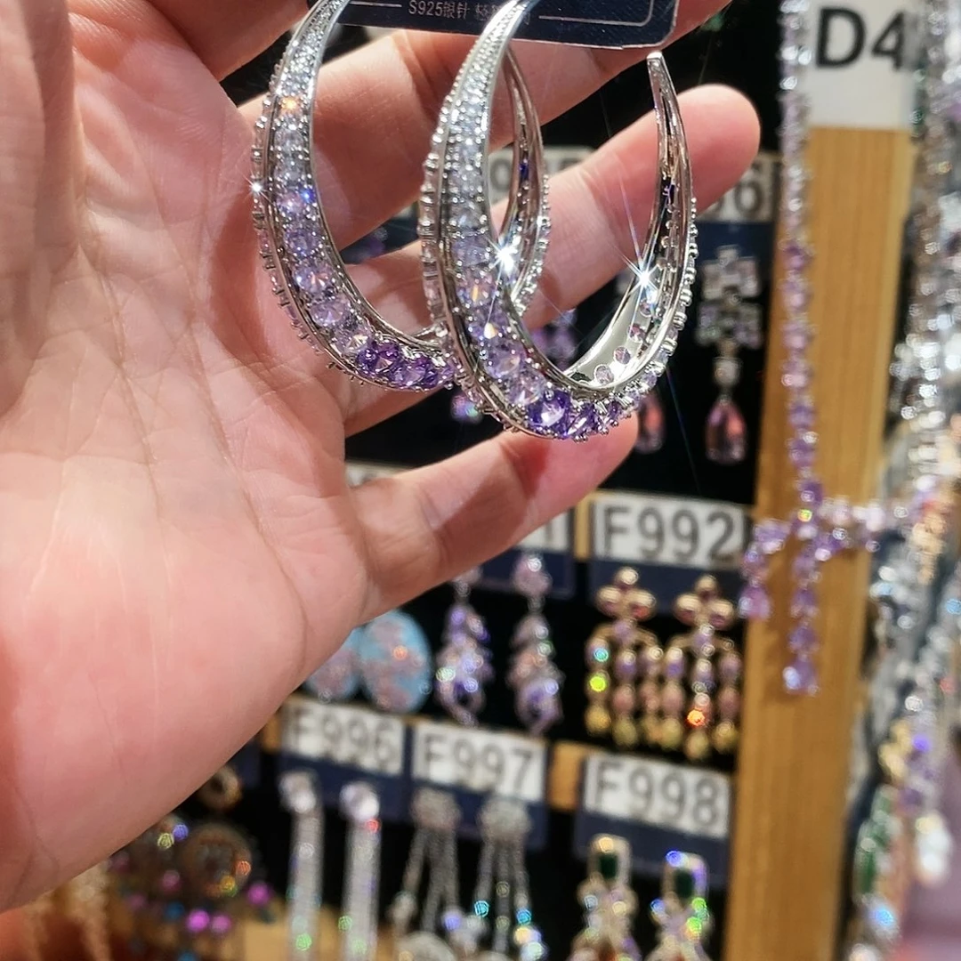 【闪购商品】纯铜925银锆石