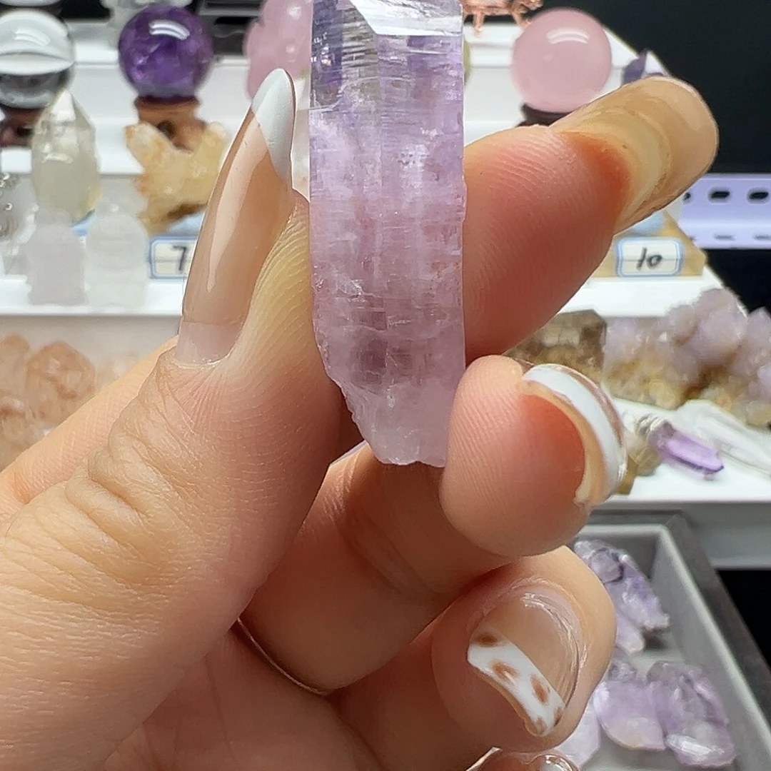 银S925镶嵌珠宝半成品紫晶