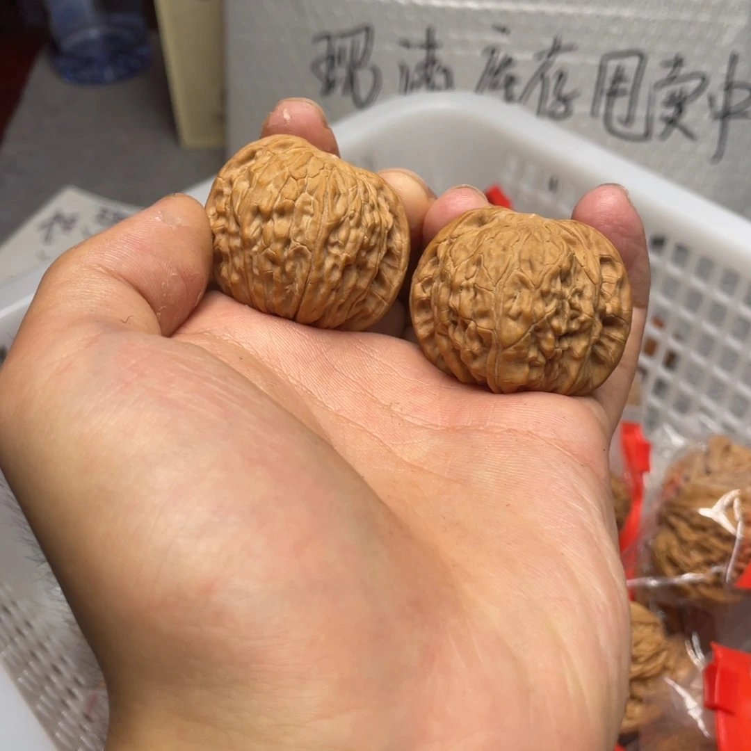 文玩核桃把件磨盘 7.10