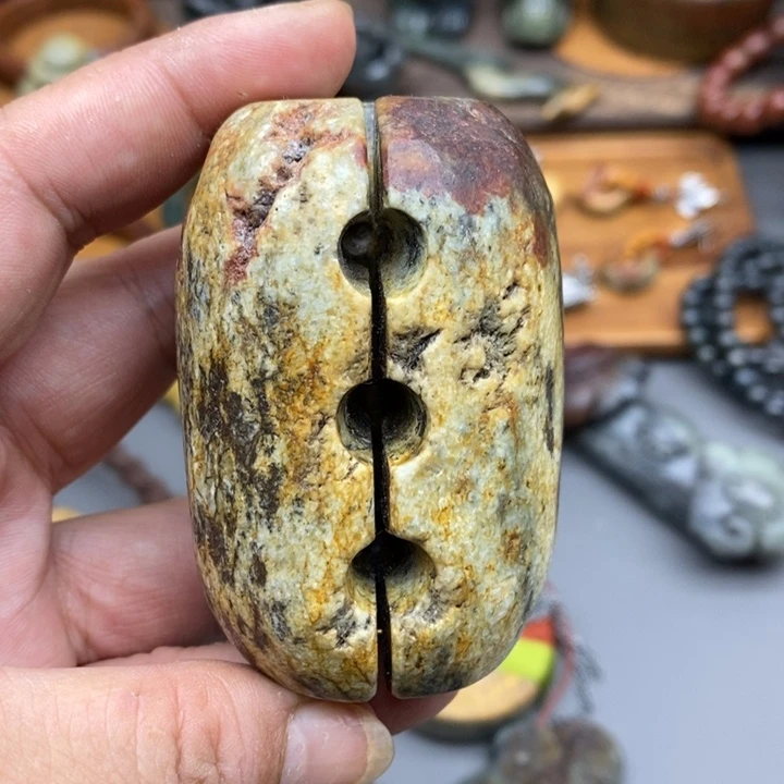 岫岩河磨玉（透闪石质玉）未镶嵌把件