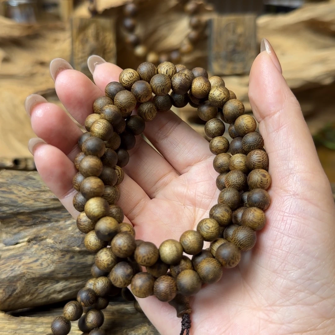 沉香碎屑沉香08圆珠多圈