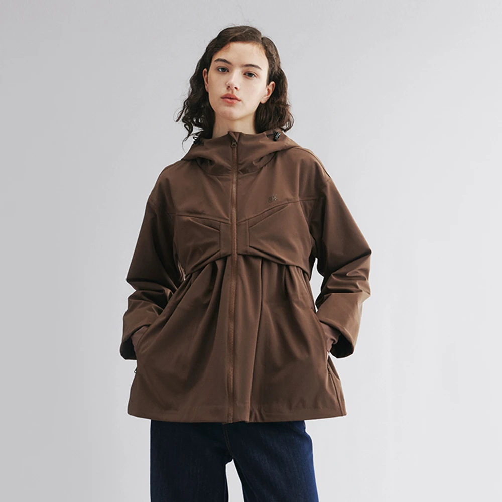 UOOYAA/乌丫2025秋季新款经典蝴蝶结户外机能外套UY25362W152139