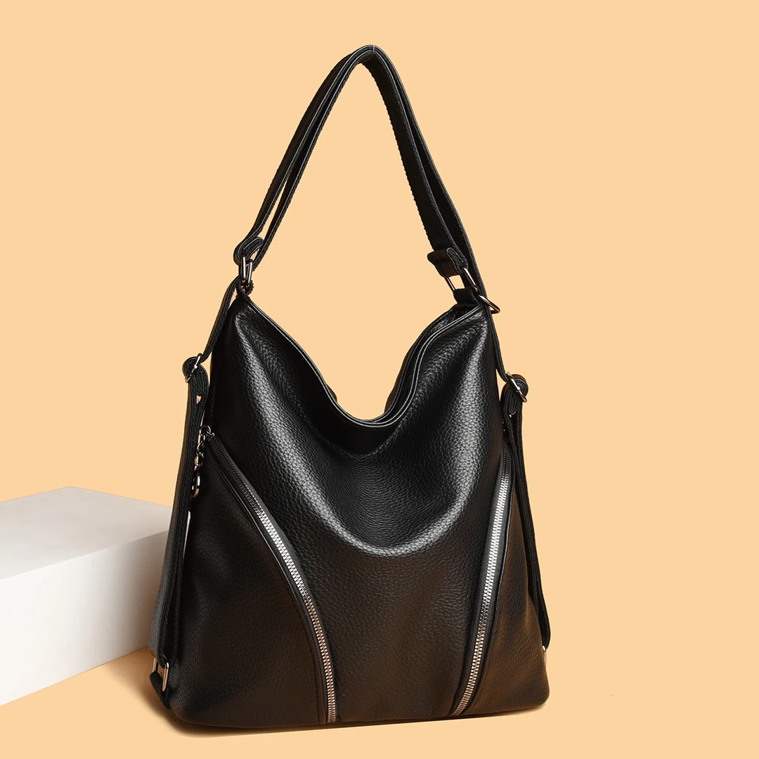 新款时尚百搭潮流女包斜跨包8475黑色