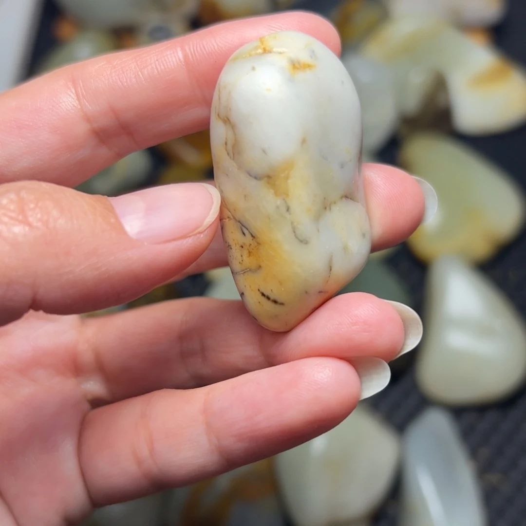 和田玉未镶嵌挂件20