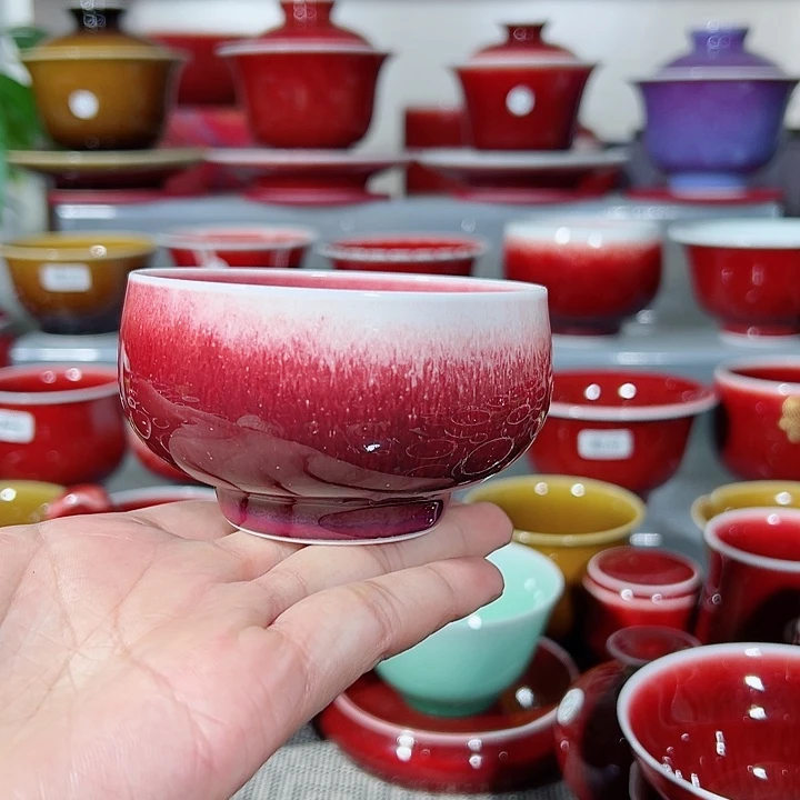 景德镇玉郎亭陶瓷福利杯微瑕柴窑