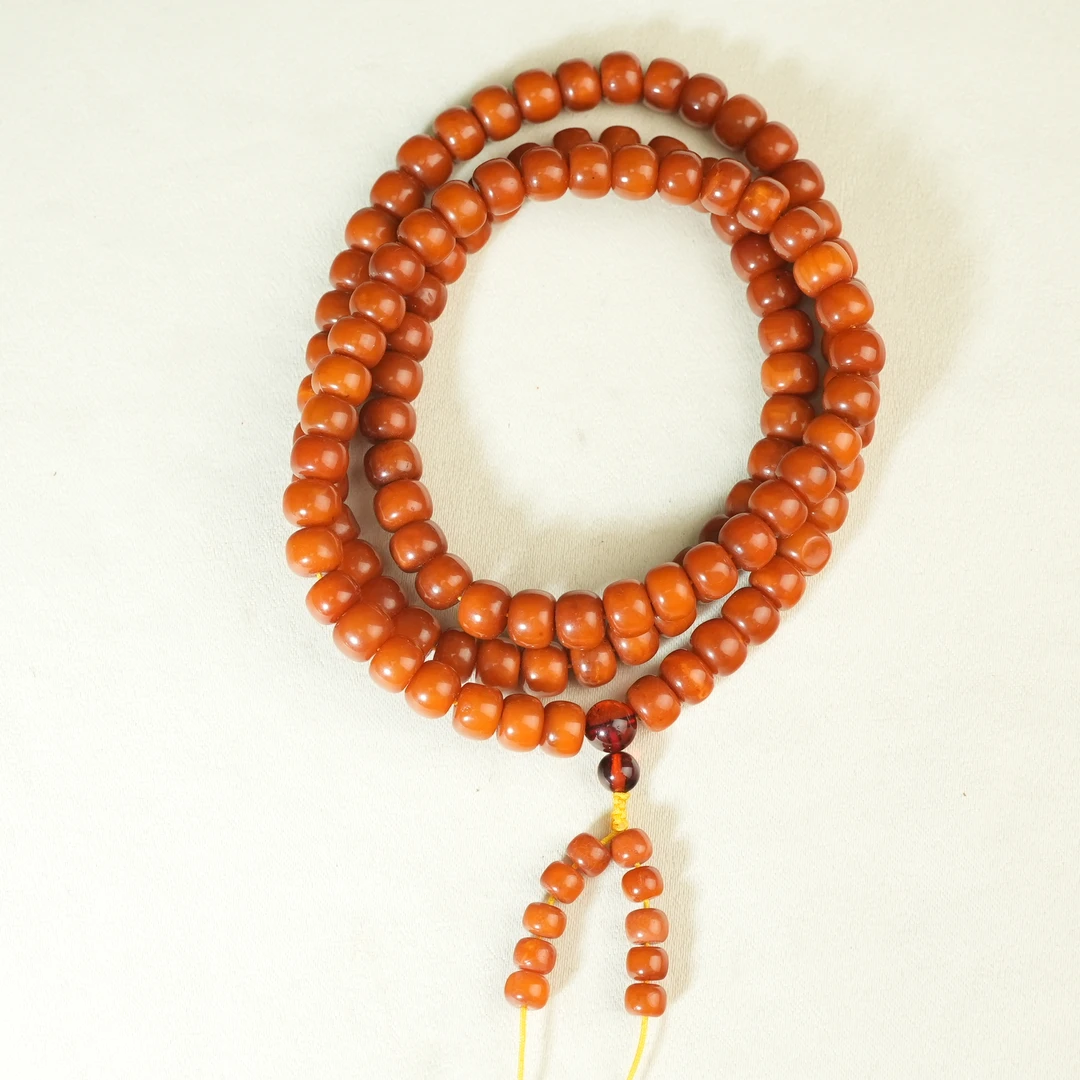 十九世纪蜜蜡念珠【古珠精选】AAML2502132010