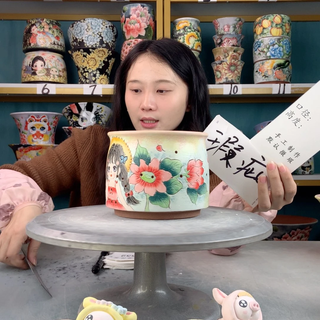 罐景德镇手工瑕疵551