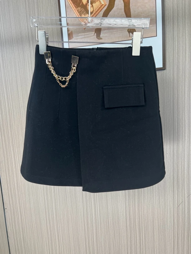 8405品牌撤柜FG女装时尚设计款不规则短裙