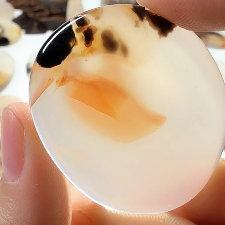未镶嵌玛瑙/玉髓珠宝半成品