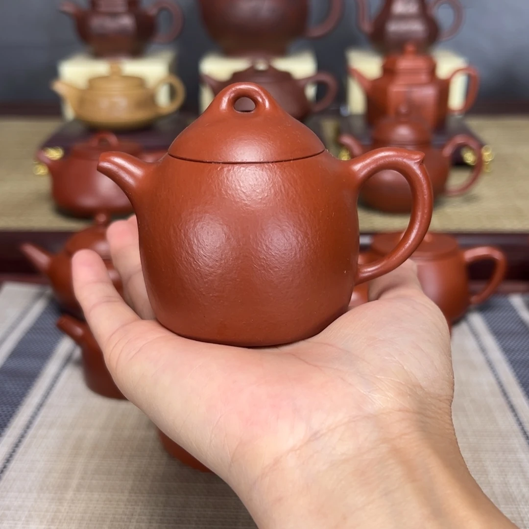 茶壶紫砂120cc秦权全手工制作