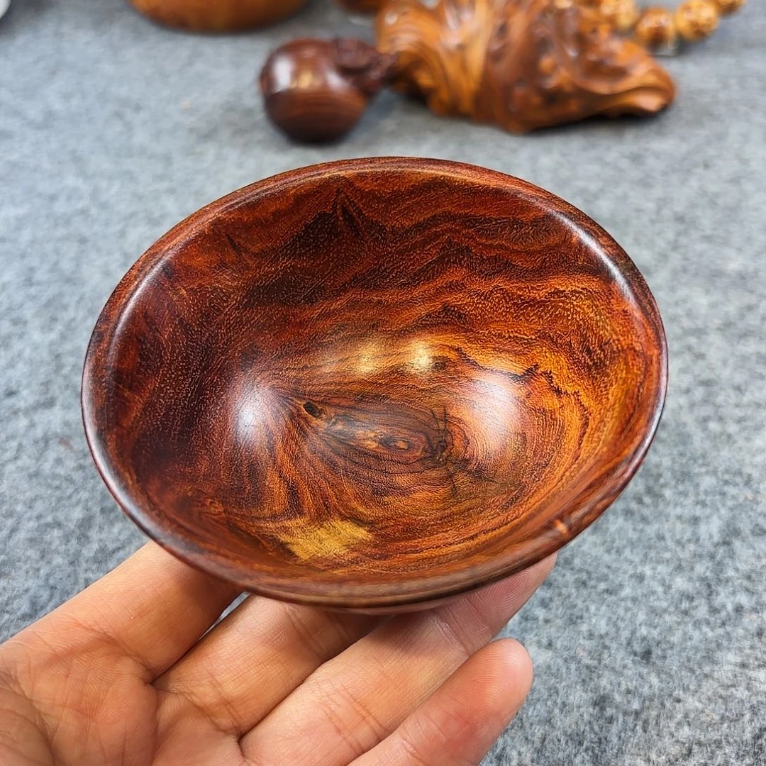 黄花梨/降香黄檀黄花梨紫饭碗精品