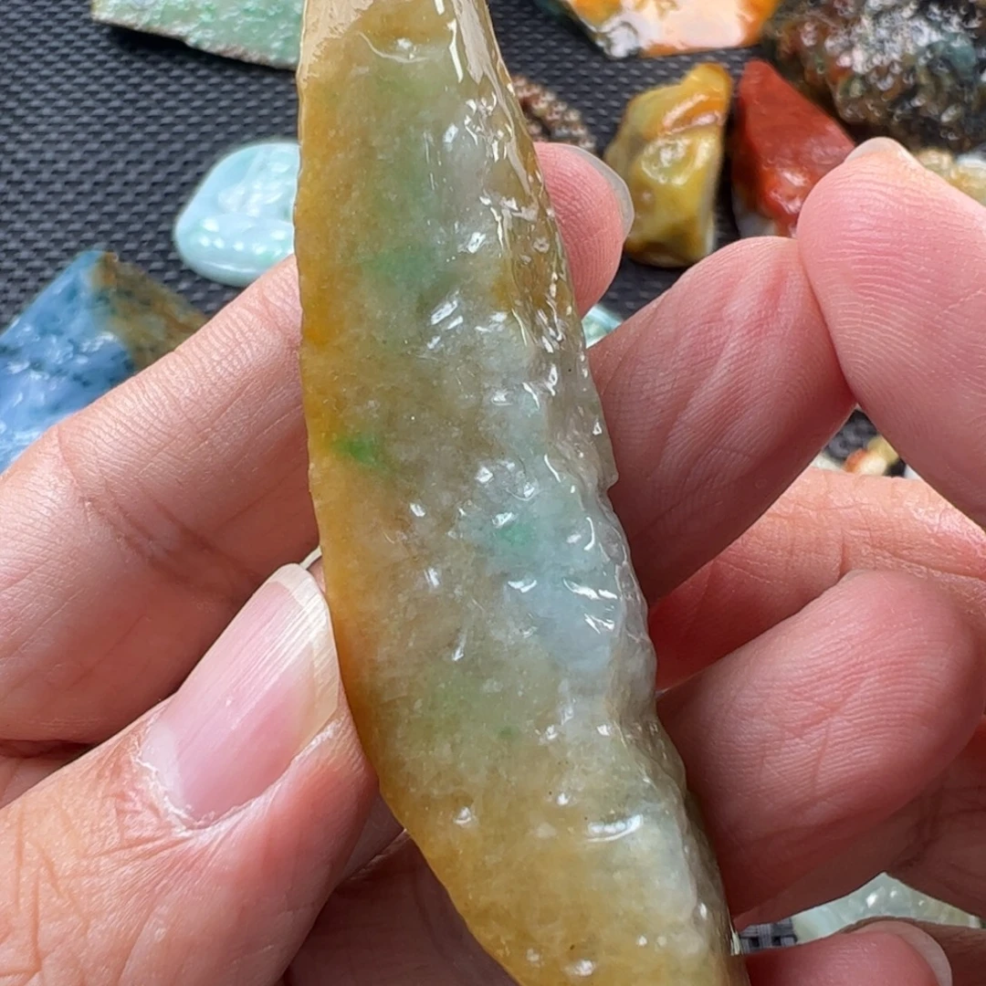 翡翠裸石缅甸翡翠