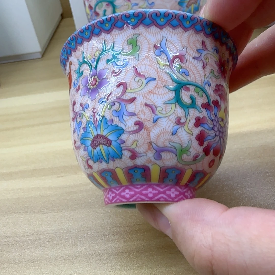 茹***花开盛世主人杯景德镇