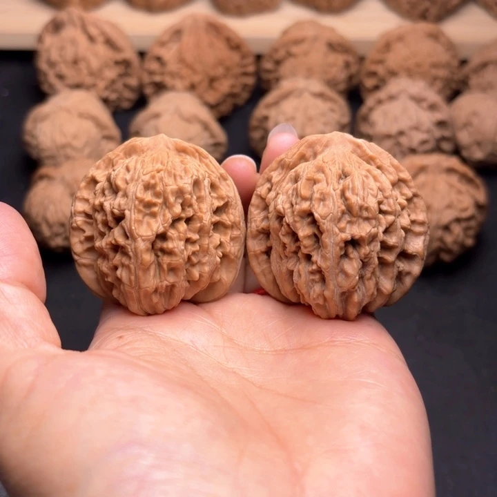 把件文玩核桃42四座楼克重47.8