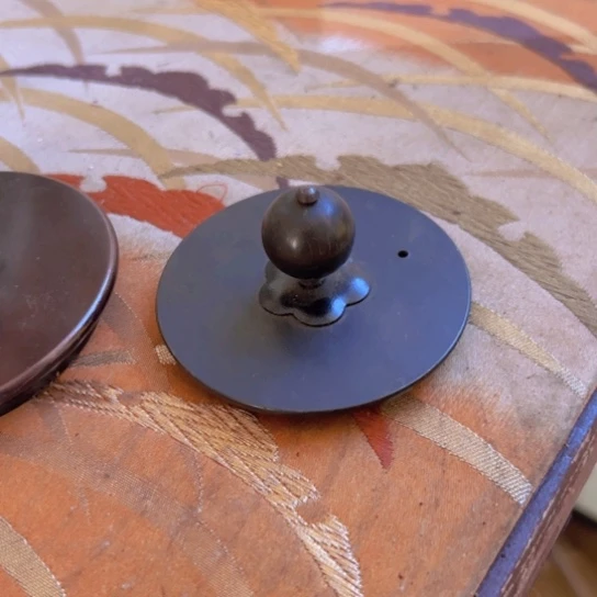 铜?***声中古工艺品摆件