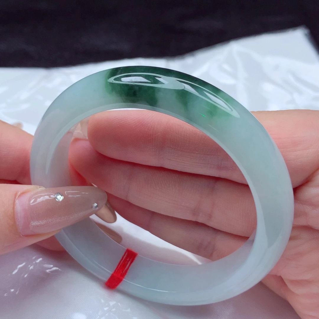 翡翠未镶嵌手镯手镯57