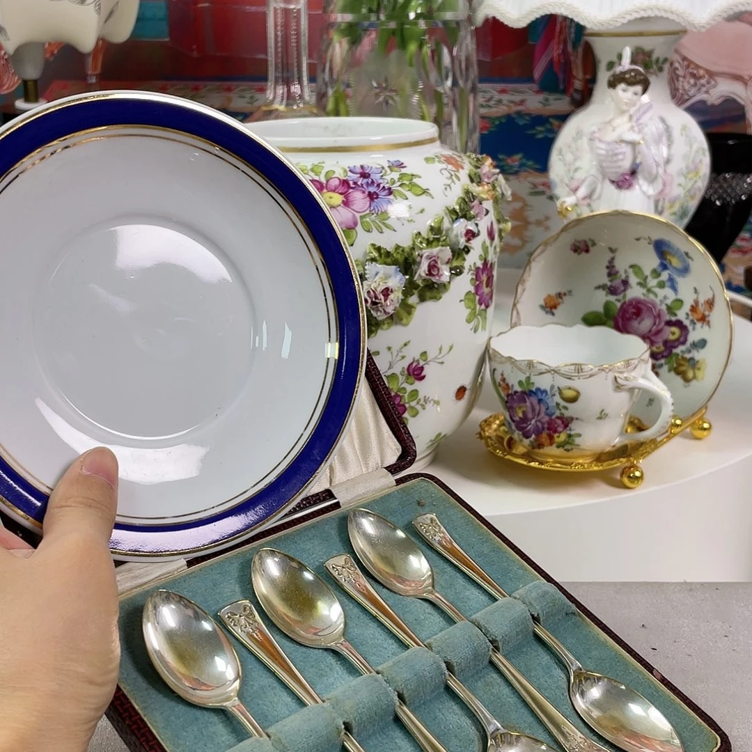 瓷器欧瓷咖啡杯水晶杯