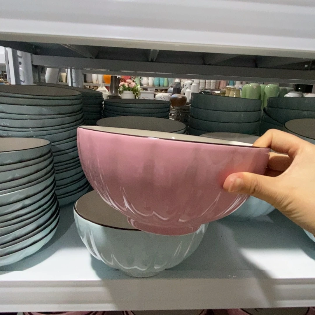 瓷两个八英寸大汤碗 福利活动不退不换