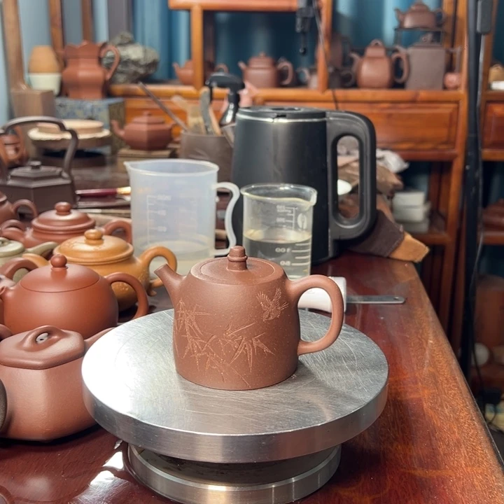 知***音紫砂茶壶宜兴紫砂壶