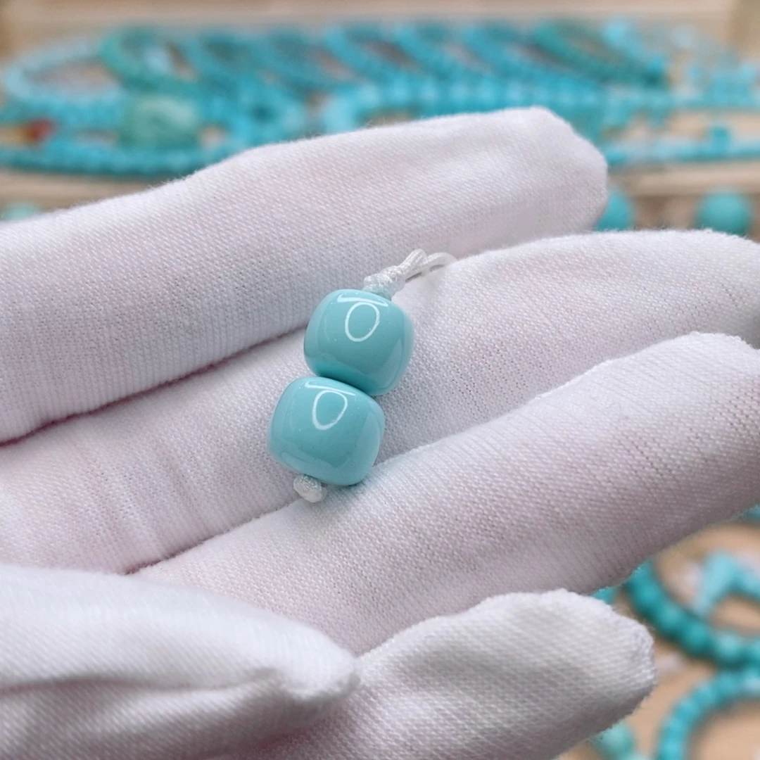 绿松石未镶嵌珠宝奇石9mm