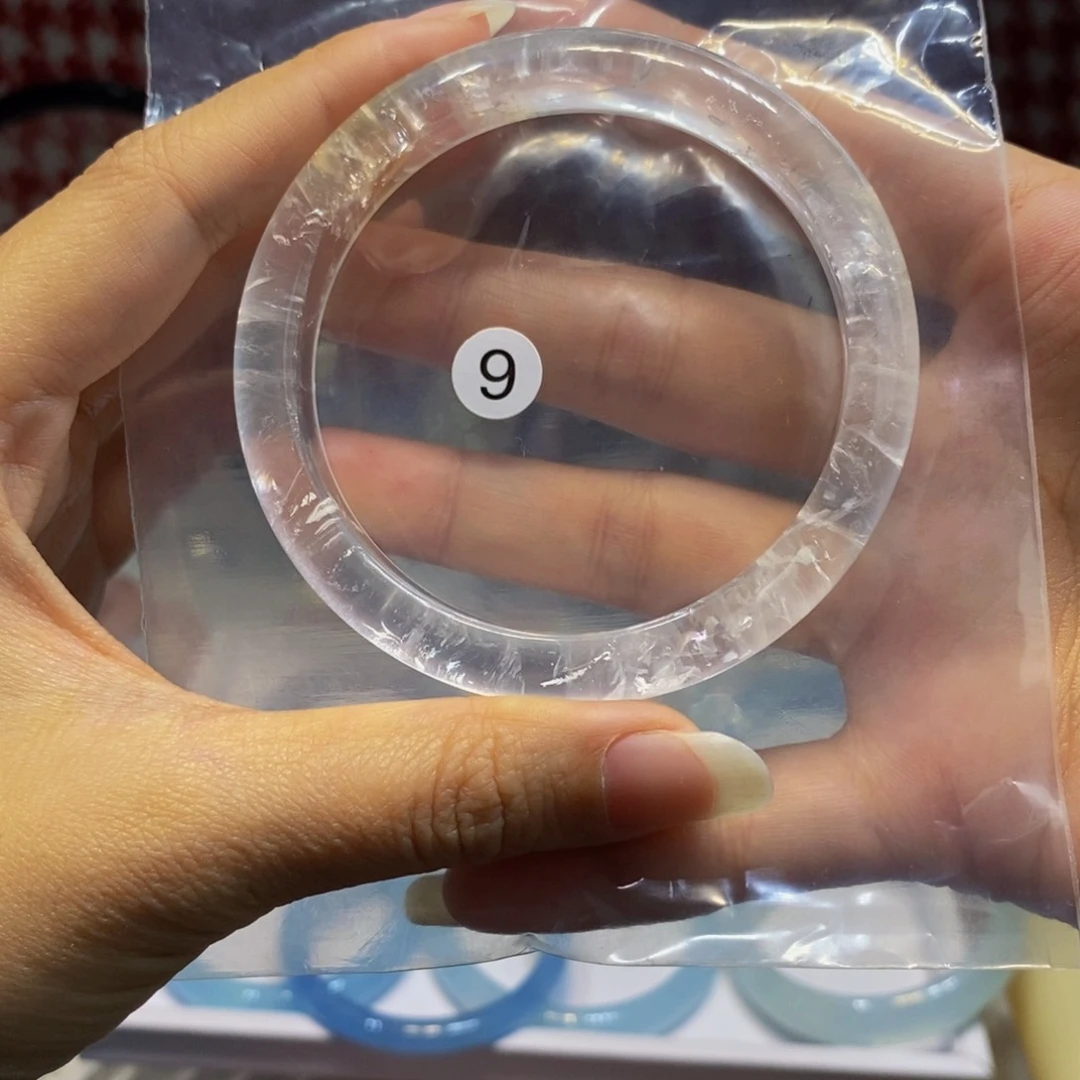 水晶手镯未镶嵌手镯58