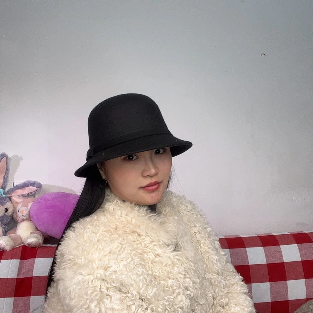 纯棉法式优雅礼帽59