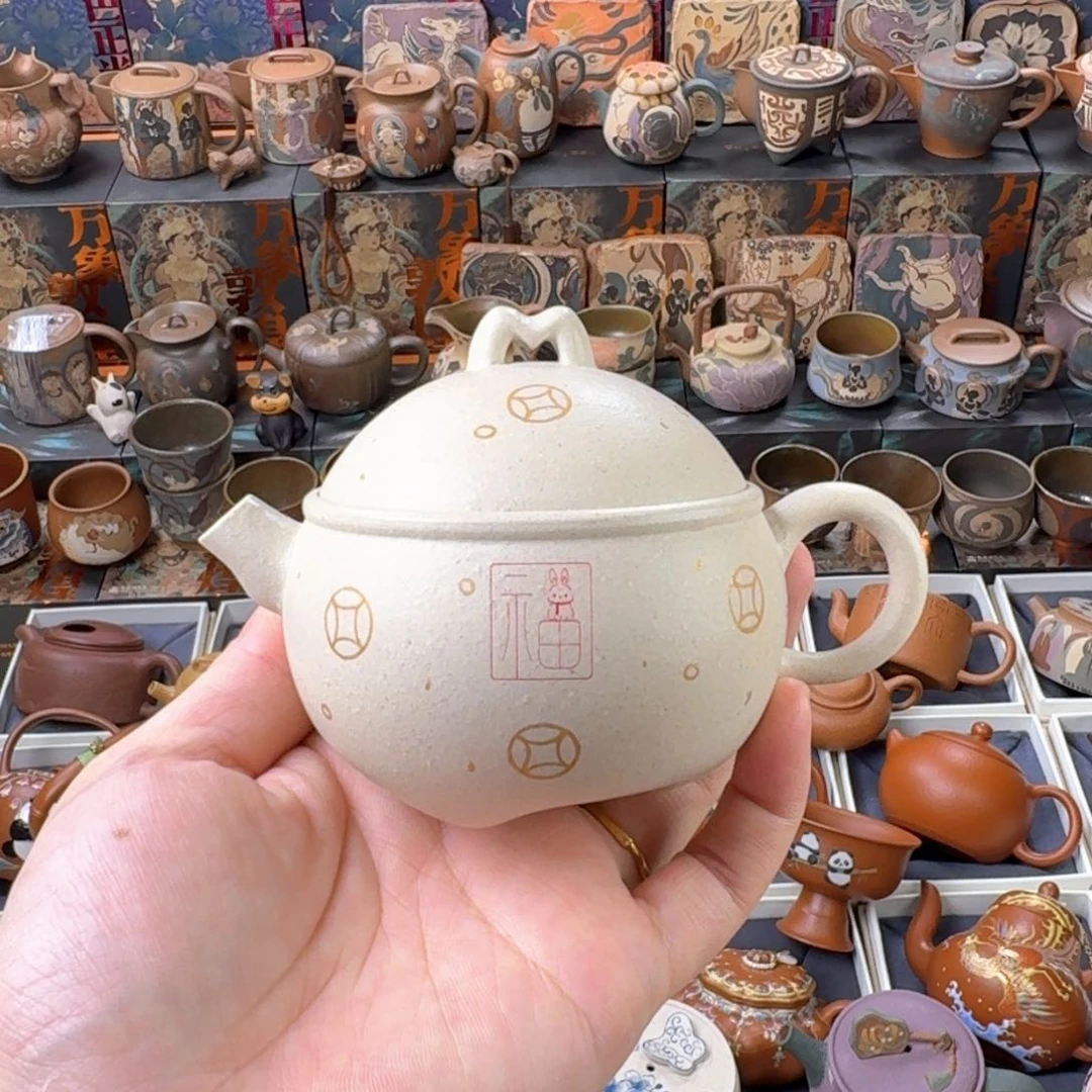 茶壶紫砂160cc原矿精工半手